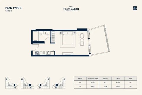 Купить квартиру в Al Furjan, Дубай, ОАЭ 1 комната, 40м2, № 728410 - фото 12