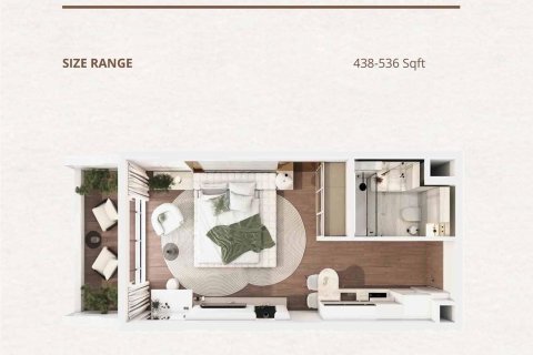Majan、Dubai、UAE にあるマンション販売中 1部屋、41 m2、No728409 - 写真 16