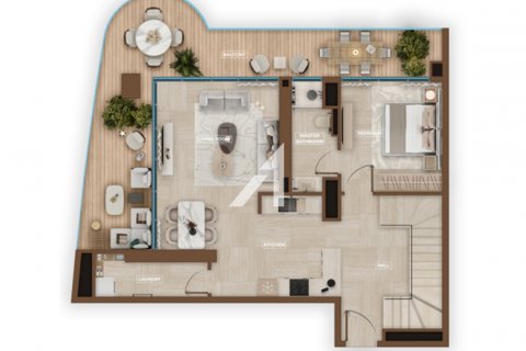 Byt v Dubai, SAE 1 pokoj, 35.8 m² Č.: 630814 - fotografie 12