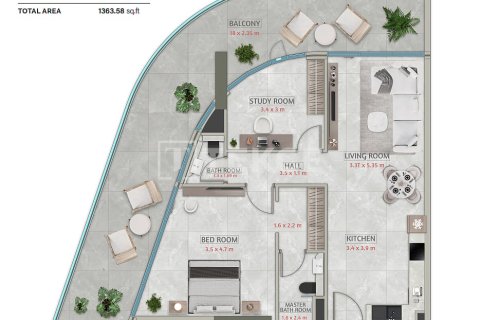 Apartment sa Falcon City of Wonders, Dubai, UAE 2 silid-tulugan, 108 sq.m. № 706424 - larawan 26