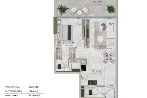 Apartment sa Falcon City of Wonders, Dubai, UAE 2 silid-tulugan, 108 sq.m. № 706424 - larawan 24