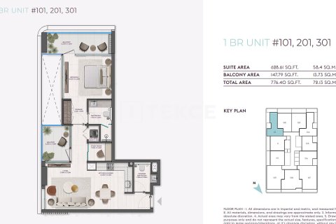 Lakás itt: Dubai, EAE, 1 hálószoba, 61 m², azonosító: 706422 - fénykép 26