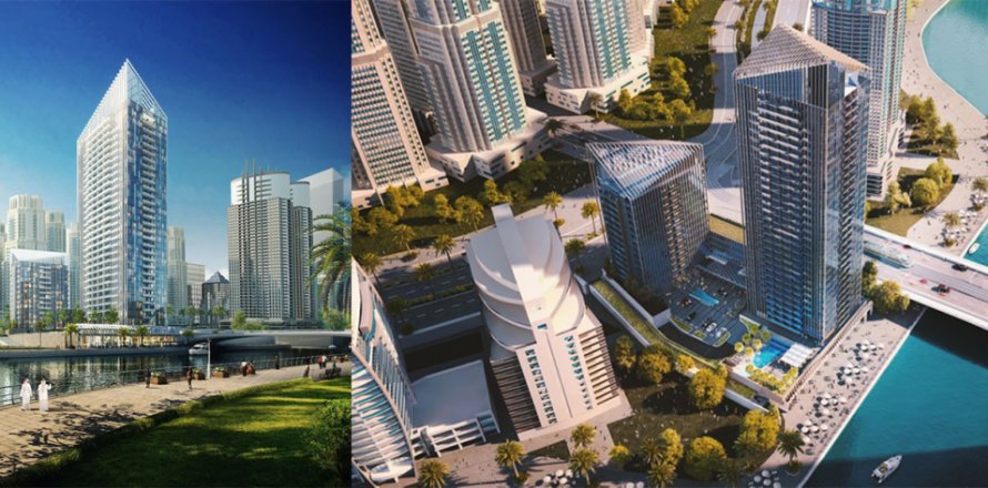 Apartmen di Dubai Marina, UAE 1 bilik tidur, 45 meter persegi № 708643
