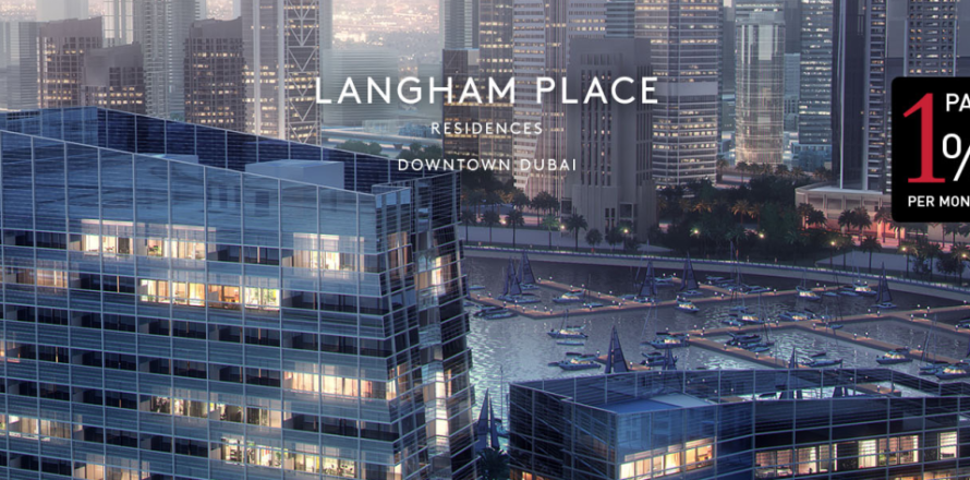 Lägenhet i Downtown Dubai (Downtown Burj Dubai), Dubai, UAE 1 sovrum, 43 kvm Nr. 708644