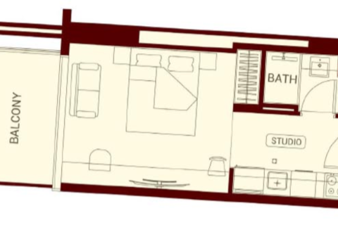 Apartman u Jumeirah Village Circle, Dubai, UAE 1 soba, 34 m2 Br. 728490 - fotografija 19