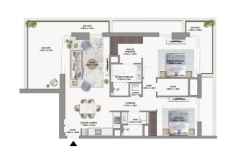 Müüa korter asukohaga Dubai South (Dubai World Central), Dubai, AÜE: 1 magamistoaga, 70 m² Nr 728492 - pilt 12