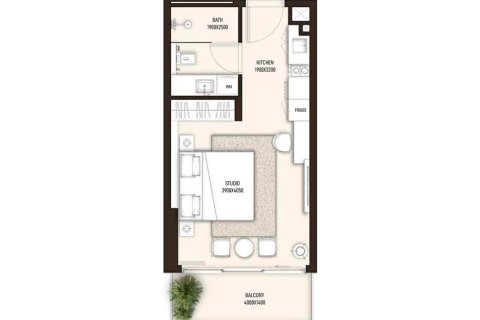 Пәтер Dubai Sports City, Дубай, БАӘ-да 1 бөлме, 36 м² № 728487 - фото 12