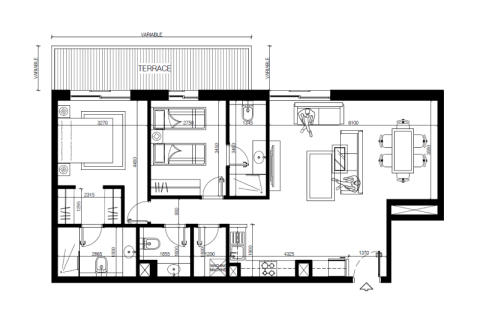 Διαμέρισμα σε Al Raha Beach, Abu Dhabi, ΗΑΕ 1 δωμάτιο Αρ. 690231 - φωτογραφία 5