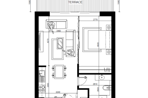 Διαμέρισμα σε Al Raha Beach, Abu Dhabi, ΗΑΕ 1 δωμάτιο Αρ. 690231 - φωτογραφία 4