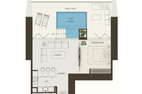 Apartment in Business Bay, Dubai, UAE 1 room, 57 sq.m. № 690204 - photo 9