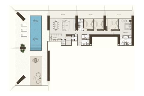 Apartment in Business Bay, Dubai, UAE 1 room, 57 sq.m. № 690204 - photo 12