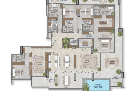 Apartment in Business Bay, Dubai, UAE 1 room № 690233 - photo 9