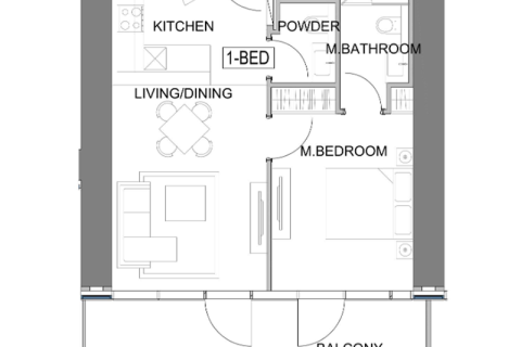 شقة للبيع في Sheikh Zayed Road، دبي، الإمارات العربية المتحدة 1 غرفة نوم ، 37 متر مربع ، رقم 690203 - صورة 7