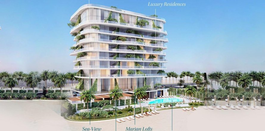 Korter asukohaga Al Marjan Island, Ras Al Khaimah, AÜE: 1 magamistoaga, 87 m² Nr 656837