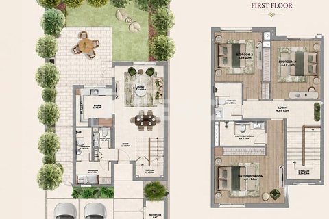 Řadový dům na Yas Island, Abu Dhabi, SAE 3 ložnice, 159 m² Č.: 719875 - fotografie 15