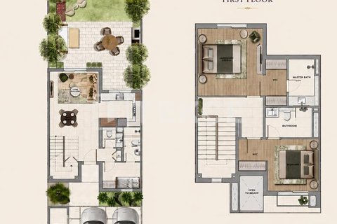 Řadový dům na Yas Island, Abu Dhabi, SAE 2 ložnice, 126 m² Č.: 719874 - fotografie 13