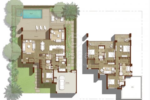 Dubai Hills Estate, Dubai, संयुक्त अरब अमीरात में विला, 5 बेडरूम, 573.8 वर्ग मीटर, संख्या 629636 - फ़ोटो 29