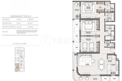 Müüa korter asukohaga Jumeirah Village Circle, Dubai, AÜE: 2 magamistoaga, 123 m² Nr 715517 - pilt 24