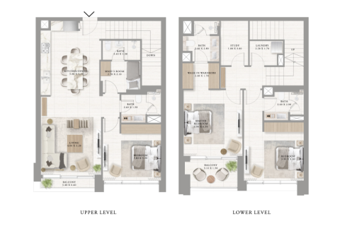 Apartman u gradu Dubai Creek Harbour (The Lagoons), UAE 1 spavaća soba, 60 m2 Br. 690197 - Slika 8