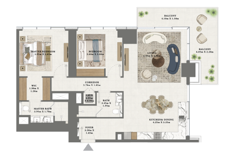 Apartment in Dubai Creek Harbour (The Lagoons), UAE 1 bedroom, 70 sq.m. № 690202 - photo 4