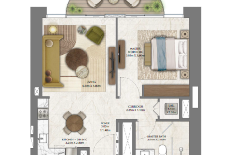 Купити квартиру в DIFC, Дубай, ОАЕ 1 спальня, № 690198 - фото 5