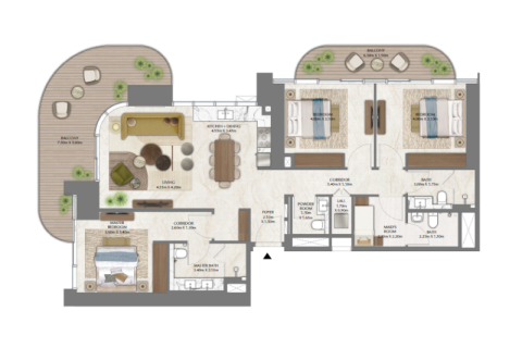 Купити квартиру в DIFC, Дубай, ОАЕ 1 спальня, № 690198 - фото 7