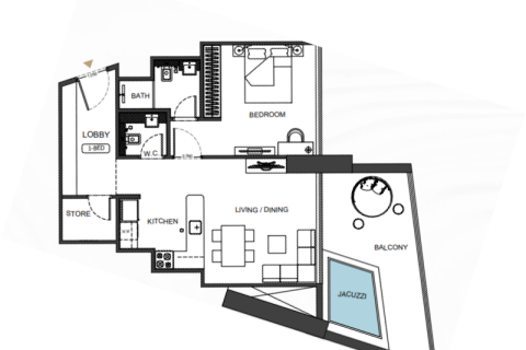 Apartment in Jumeirah Village Circle, Dubai, UAE 1 bedroom, 75 sq.m. № 690199 - photo 5