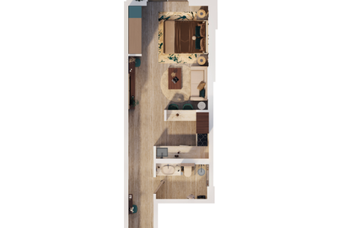 Byt v Dubai Sports City, SAE 1 pokoj, 43 m² Č.: 732673 - fotografie 5