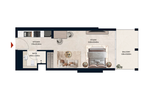 Apartamento para venda em Jumeirah Village Circle, Dubai, EAU 1 quarto, 36 m2 № 732670 - foto 5