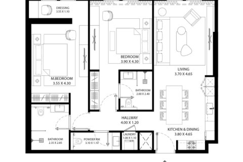 Apartamento en venta en City of Arabia, Dubai, EAU 1 dormitorio, 47 m2 № 732671 - foto 4