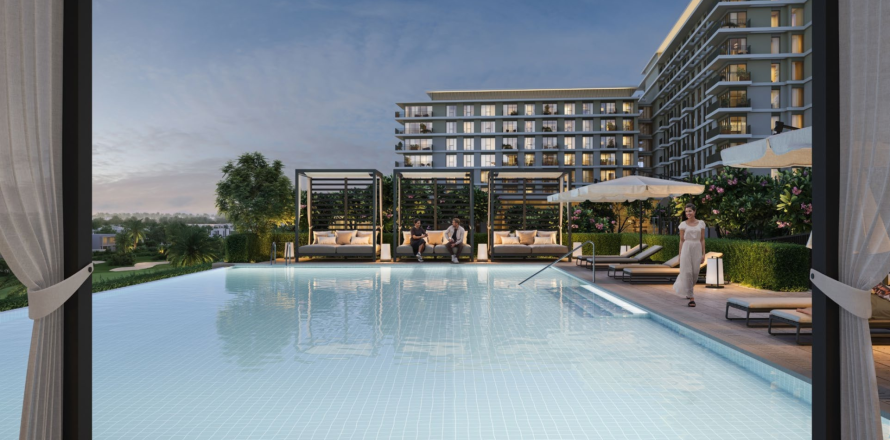Apartmen di Dubai South (Dubai World Central), Dubai, UAE 1 bilik tidur № 731951