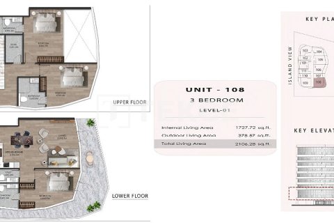 Διαμέρισμα σε Al Marjan Island, Ras Al Khaimah, ΗΑΕ 1 δωμάτιο, 108 τ.μ. Αρ. 678635 - φωτογραφία 23