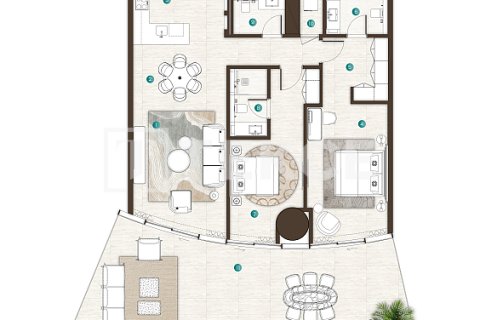 Apartment in Al Marjan Island, Ras Al Khaimah, UAE 3 bedrooms, 441 sq.m. № 678634 - photo 26