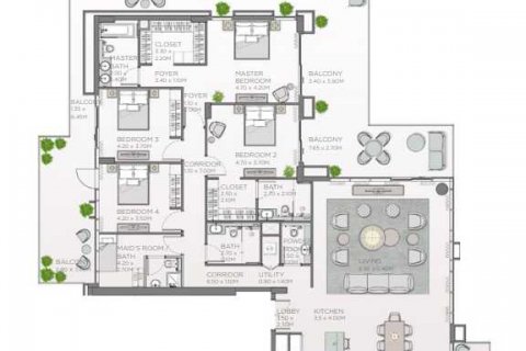 Apartment in Al Wasl, Dubai, UAE 4 bedrooms, 352 sq.m. № 636914 - photo 7