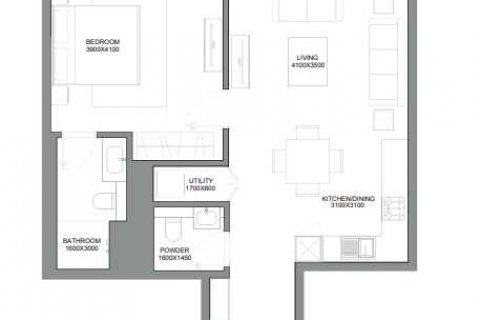 Byt v Dubai, SAE 1 ložnice, 81 m² Č.: 636913 - fotografie 3