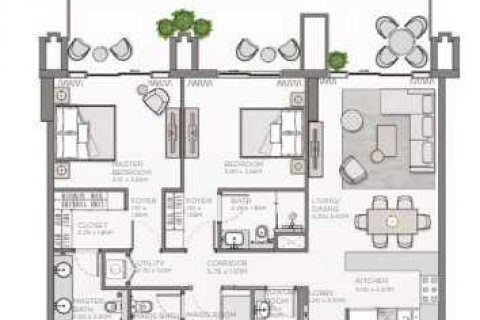 Byt v Al Wasl, Dubai, SAE 2 ložnice, 146 m² Č.: 636916 - fotografie 4