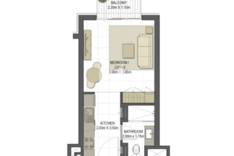 Dzīvoklis Al Khan, Sharjahjā, AAE 35 m2 Nr. 730561 - attēls 7