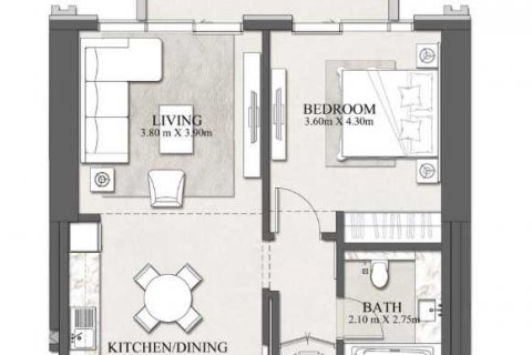 Apartment in BEACHGATE BY ADDRESS in Dubai Harbour, Dubai, UAE 1 bedroom, 65 sq.m. № 637275 - photo 3
