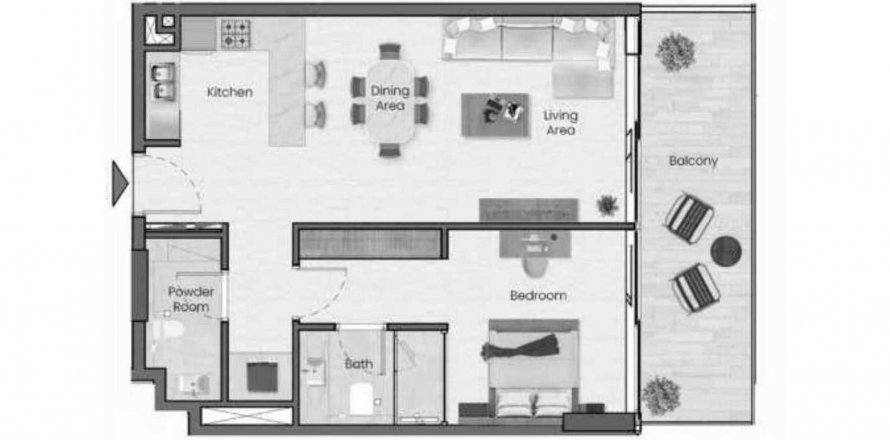 Apartment in Saddlewood Park in Nadd Al Sheba, Dubai, UAE 1 bedroom, 71.51 sq.m. № 635033