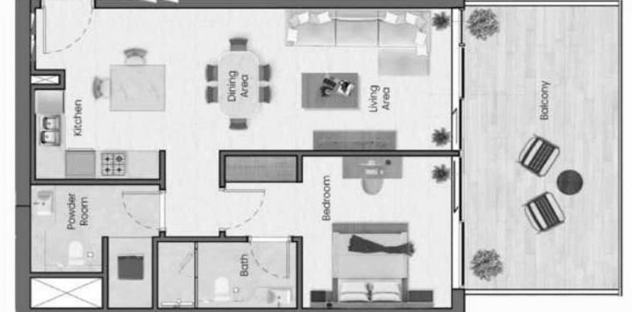 Apartment in Saddlewood Park in Nadd Al Sheba, Dubai, UAE 1 bedroom, 74.25 sq.m. № 635032