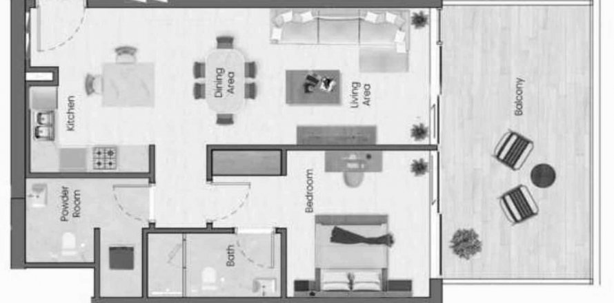 Apartment in Saddlewood Park in Nadd Al Sheba, Dubai, UAE 1 bedroom, 74.24 sq.m. № 635036