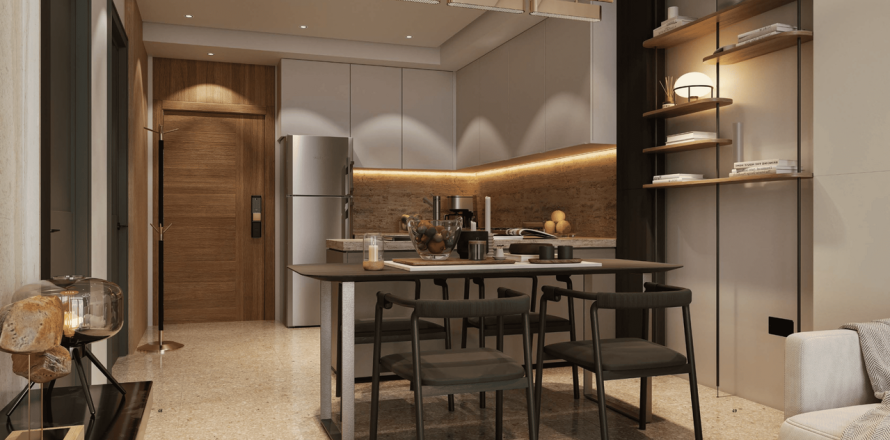 Пәтер Дубай, БАӘ-да 2 жатын бөлмелер, 100 м² № 670449