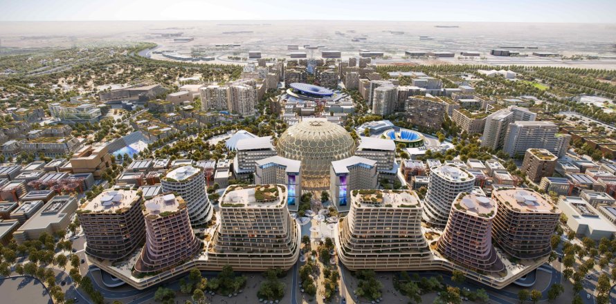 Apartment i Dubai South (Dubai World Central), Dubai, UAE 1 soveværelse № 720821