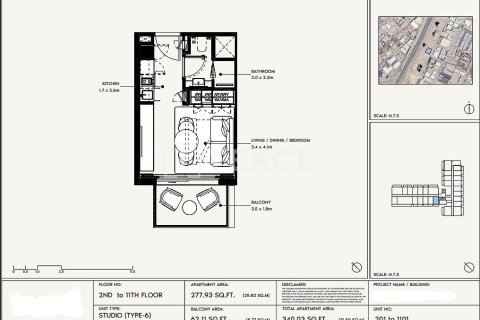 Apartmen di Jebel Ali, Dubai, UAE 1 bilik tidur, 65 meter persegi № 730869 - foto 15