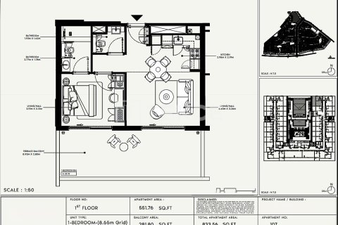 Apartman u gradu Dubai, UAE 1 spavaća soba, 69 m2 Br. 730863 - Slika 9