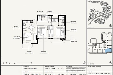 Dubai, UAE의 판매용 아파트 40제곱미터 번호 730864 - 사진 18