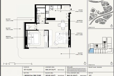 Dubai, UAE의 판매용 아파트 40제곱미터 번호 730864 - 사진 17