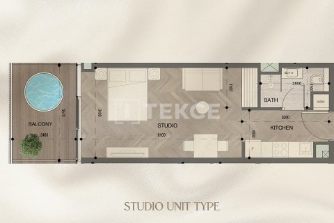 Müüa korter asukohaga Dubai Land, AÜE: 1 magamistoaga, 82 m² Nr 662518 - pilt 13