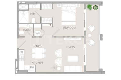 Dubai Land, Dubai, संयुक्त अरब अमीरात में अपार्टमेंट, 1 बेडरूम, 73 वर्ग मीटर, संख्या 700505 - फ़ोटो 19