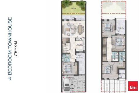Vilă de vânzare în Dubai, EAU 4 dormitoare, 145.9 mp.  №686283 - poză 9